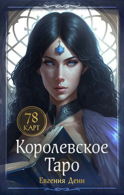 Уценка. Евгения Дени. Королевское Таро. 78 карт (руководство по QR-коду)