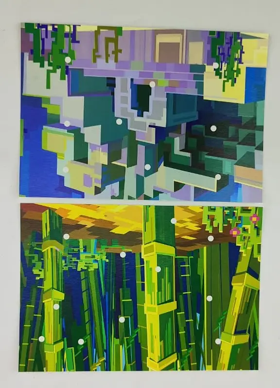 Игра настольная. Развивающий набор «Липучки». В стиле Minecraft. Далекое путешествие