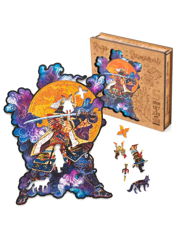 Деревянный Пазл Самурай S (125 дет.)