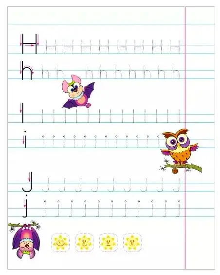 Печатные буквы. Пишем по-английски