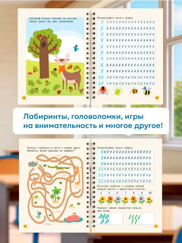 Уценка.Дмитриева Валентина Геннадьевна: Математические многоразовые прописи