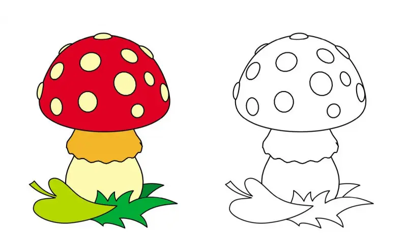 Паровозик. Первая раскраска малыша