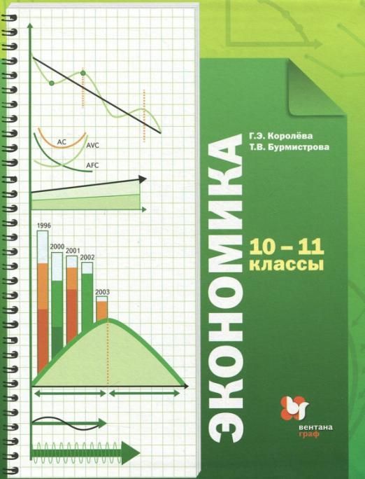 Королева, Бурмистрова: Экономика. 10-11 классы. Учебник. Базовый уровень. ФГОС 2019г